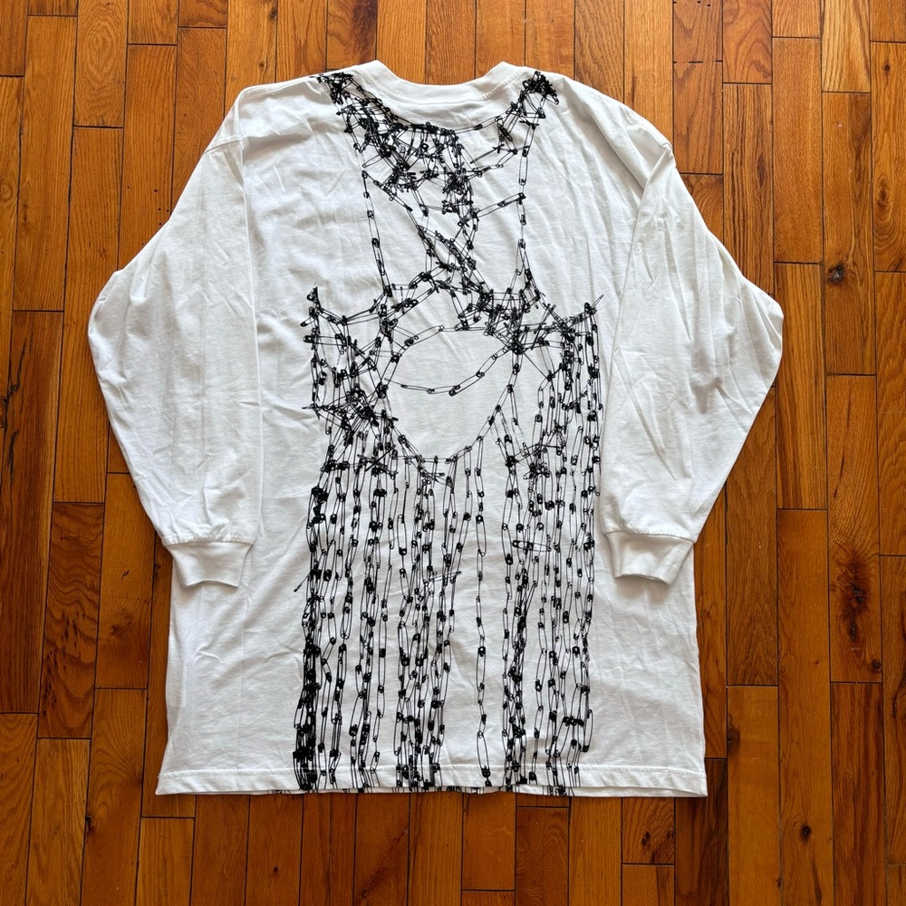 Vaquera NYC SS2022 Safety Pin T-shirt Dress. Size small. Good condition.